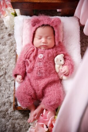 Baby Sleepwear Romper – Pink